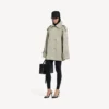 Doppelreihiger Damen-Trenchcoat in Hellbeige