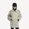 Doppelreihiger Damen-Trenchcoat in Hellbeige