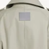 Doppelreihiger Damen-Trenchcoat in Hellbeige