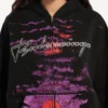 „Dream“-Hoodie mit Reißverschluss für Damen in Schwarz „Dream“-Hoodie mit Reißverschluss für Damen in Schwarz