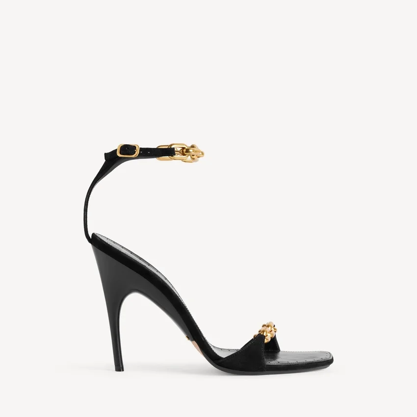 Duchesse-Sandalen für Damen in Schwarz Duchesse-Sandalen für Damen in Schwarz