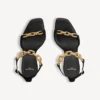 Duchesse-Sandalen für Damen in Schwarz Duchesse-Sandalen für Damen in Schwarz