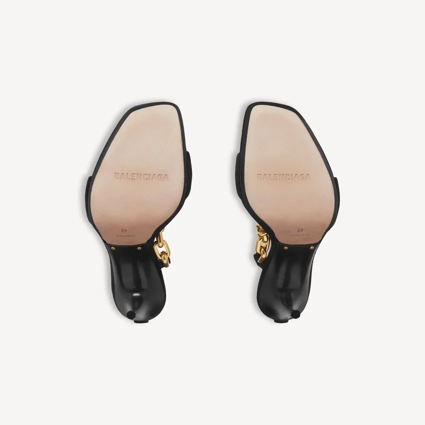 Duchesse-Sandalen für Damen in Schwarz Duchesse-Sandalen für Damen in Schwarz