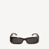 Dynasty-Sonnenbrille für Damen, rechteckig, in Mid Havana Dynasty-Sonnenbrille für Damen, rechteckig, in Mid Havana