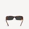 Dynasty-Sonnenbrille für Damen, rechteckig, in Mid Havana Dynasty-Sonnenbrille für Damen, rechteckig, in Mid Havana