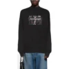Echtes Balenciaga-Sweatshirt mit Rundhalsausschnitt „Schwarz“ 652981TIVA21000