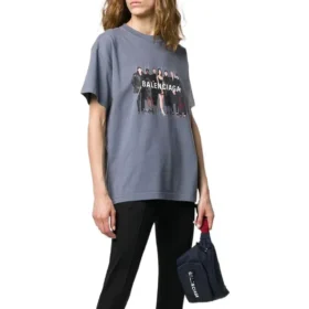 Echtes Balenciaga-T-Shirt „Grey“ 620969TIV471404