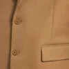 Einreihige Herrenjacke in normaler Passform in Camel Einreihige Herrenjacke in normaler Passform in Camel