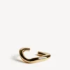 Eisa-Armreif für Damen in glänzendem Gold