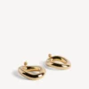 Eisa Ellipse-Ohrringe für Damen in glänzendem Gold Eisa Ellipse-Ohrringe für Damen in glänzendem Gold