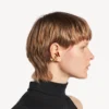 Eisa XS Ear Cuff für Damen in glänzendem Gold Eisa XS Ear Cuff für Damen in glänzendem Gold