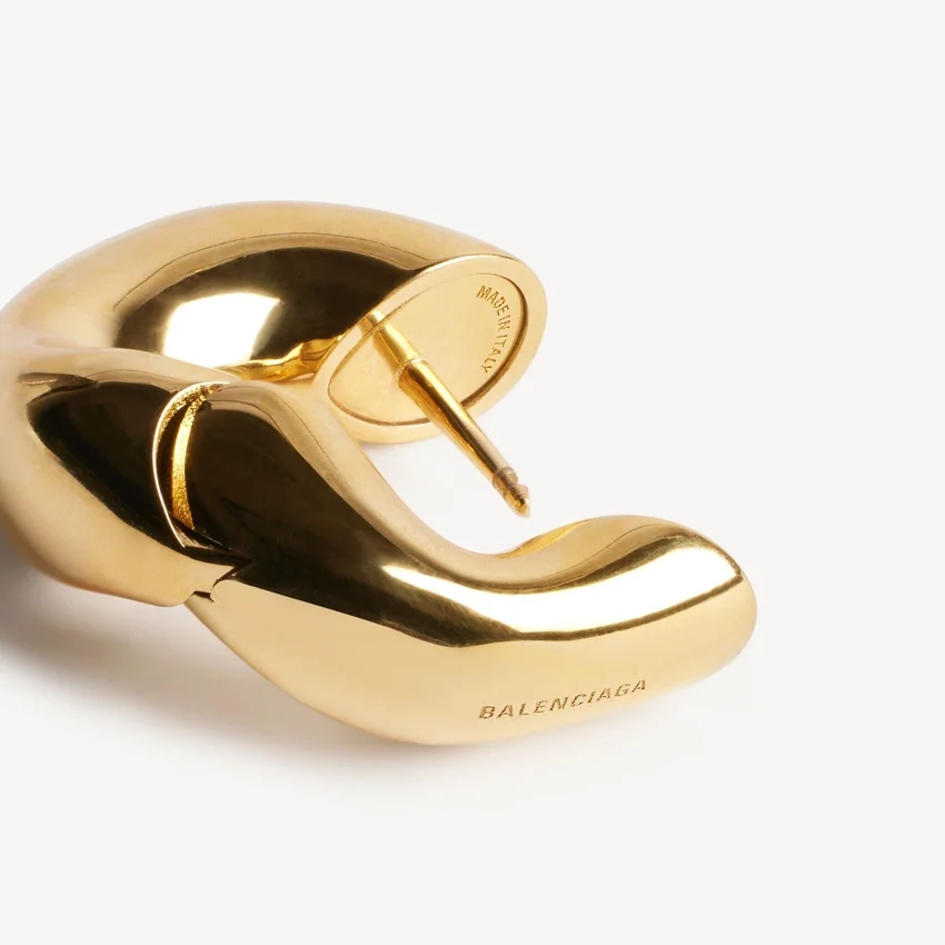 Eisa XS-Ohrringe für Damen in glänzendem Gold Eisa XS-Ohrringe für Damen in glänzendem Gold