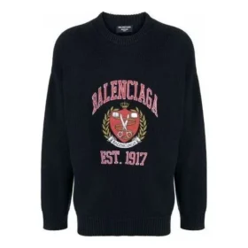 Est. 1917 College-Logo-Pullover mit Rundhalsausschnitt „Schwarz“ 675267T32171000