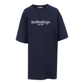EST. 1917 Oversize-Baumwoll-T-Shirt „Dark Blue“ 583218TFV44