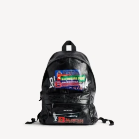 Explorer-Rucksack für Herren in Schwarz/Mehrfarbig