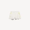 Extreme Tie-Dye-Boxershorts für Damen in A-Linie, weiß/gelb Extreme Tie-Dye-Boxershorts für Damen in A-Linie, weiß/gelb