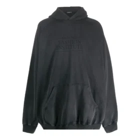 Fashion Institute Oversize-Hoodie „Washed Black“ 697879TMVK18190