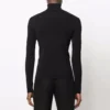 Figurbetonter Rollkragenpullover „Black“ 682003T51751000