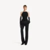 Figurbetontes Bustier-Top für Damen in Schwarz Figurbetontes Bustier-Top für Damen in Schwarz