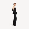 Figurbetontes Bustier-Top für Damen in Schwarz Figurbetontes Bustier-Top für Damen in Schwarz