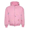 Fruity Zip-Up-Hoodie „Faded Dirty Pink“ 803264TRVS59568