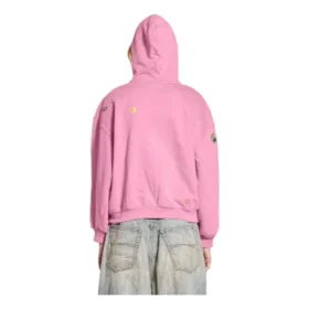 Fruity Zip-Up-Hoodie „Faded Dirty Pink“ 803264TRVS59568