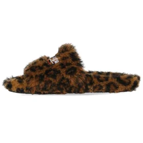 Furry-Pantoletten „Leopard“ 654261W2F119634