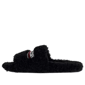 Furry Slides „Black“ 654261W2DO11096