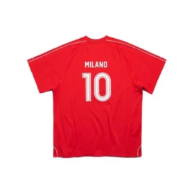 Fußball-T-Shirt Oversized „Rot-Weiß“ 777705TPVV36643