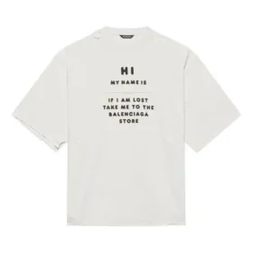 FW21 „HI MY NAME IS WIDE FIT“-T-Shirt 661715TKVF19081