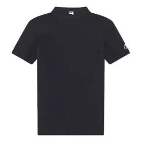 FW21 Logo-Alphabet-Print, Slim Fit, Kurzarm, Schwarz 6617524B0B11077