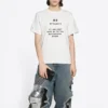 FW21 T-Shirt mit Logo-Aufdruck, Weiß 661705TKVF19081