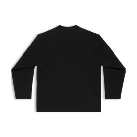 FW23 Strickjacke „Schwarzer doppelseitiger Wollstrick“ 771671T16751000 FW23 Strickjacke „Schwarzer doppelseitiger Wollstrick“ 771671T16751000