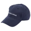 Gabardine-Mütze mit gesticktem Logo BLGA-531588-410B7-BL