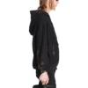 Gaffer-Hoodie mit Reißverschluss, schmale Passform „Schwarz Weiß Rot“ 720424-TNVK5-1089