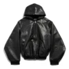 Gefütterter Hoodie mit Reißverschluss, Large Fit „Schwarz“ 790311TQS141000