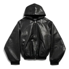 Gefütterter Hoodie mit Reißverschluss, Large Fit „Schwarz“ 790311TQS141000