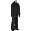 Gepolstertes Hemd, Large Fit „Schwarz“ 719305TNW111700