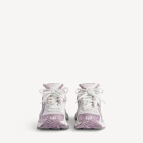 Glitzer-Sneaker für Damen in Weiß/Lila/Rosa