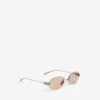 Gossip Oval AF Sonnenbrille in Dark Ruthenium/Braun Gossip Oval AF Sonnenbrille in Dark Ruthenium/Braun