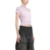 Gothic-T-Shirt im Shrunk-Look „Light Pink“ 788246TQVJ55708