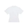 Graffiti-Logo-T-Shirt mit kurzen Ärmeln, weiß, 641590TJV969040