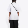 Graffiti-Logo-T-Shirt mit kurzen Ärmeln, weiß, 641590TJV969040