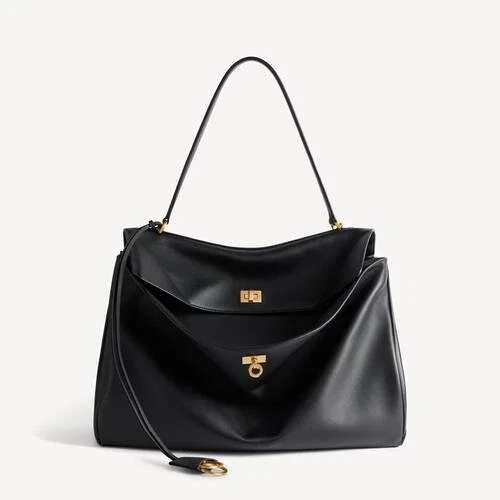 Große Rodeo-Handtasche für Damen in Schwarz Große Rodeo-Handtasche für Damen in Schwarz