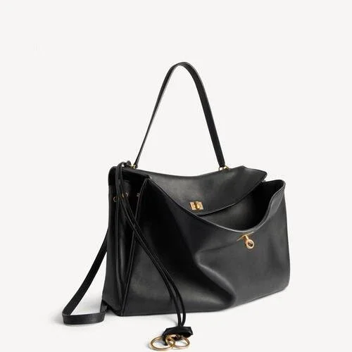 Große Rodeo-Handtasche für Damen in Schwarz Große Rodeo-Handtasche für Damen in Schwarz