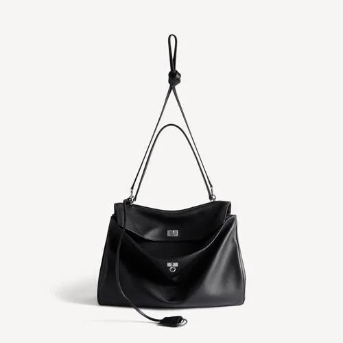 Große Rodeo-Handtasche für Damen in Schwarz Große Rodeo-Handtasche für Damen in Schwarz
