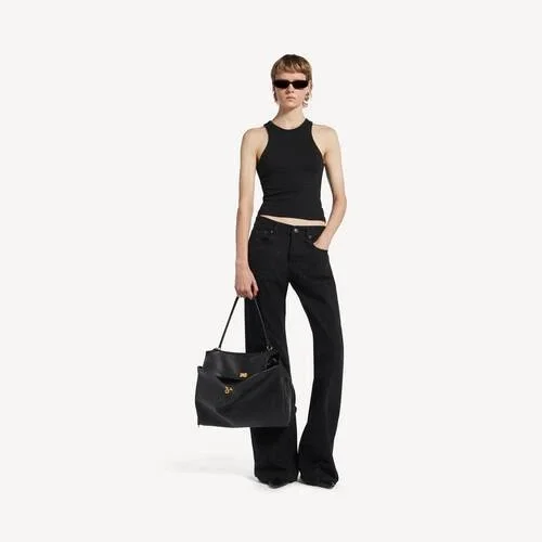 Große Rodeo-Handtasche für Damen in Schwarz Große Rodeo-Handtasche für Damen in Schwarz
