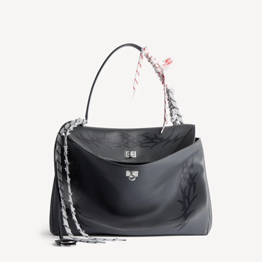 Große Rodeo-Herrentasche in Grau Große Rodeo-Herrentasche in Grau