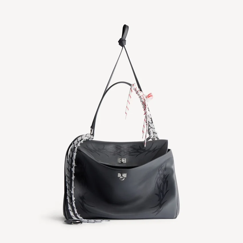 Große Rodeo-Herrentasche in Grau Große Rodeo-Herrentasche in Grau