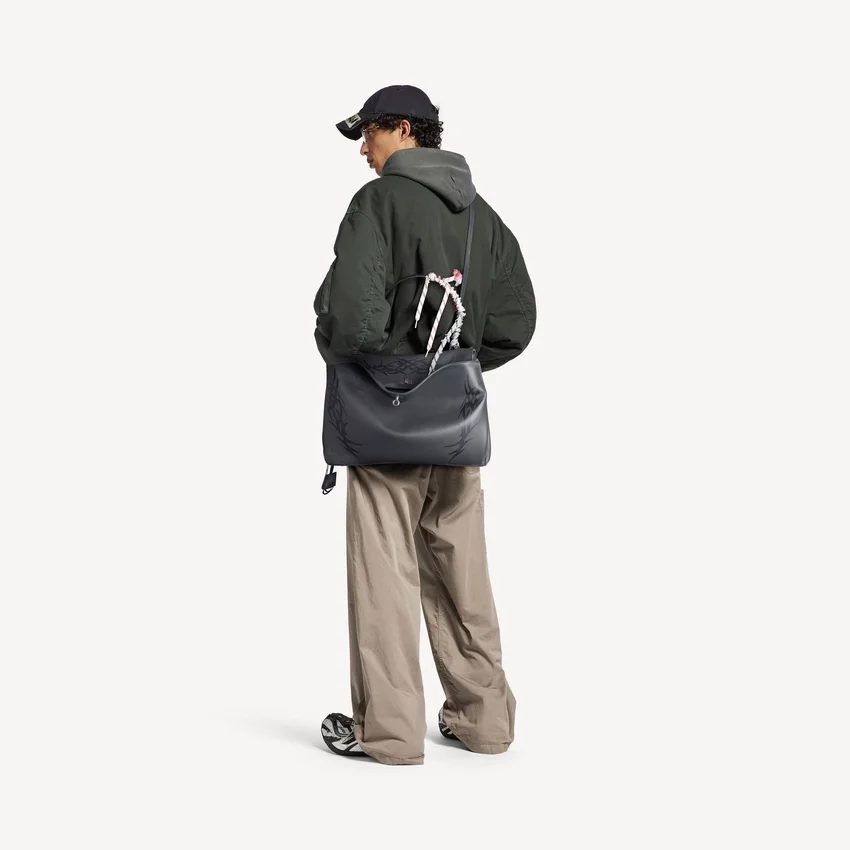 Große Rodeo-Herrentasche in Grau Große Rodeo-Herrentasche in Grau
